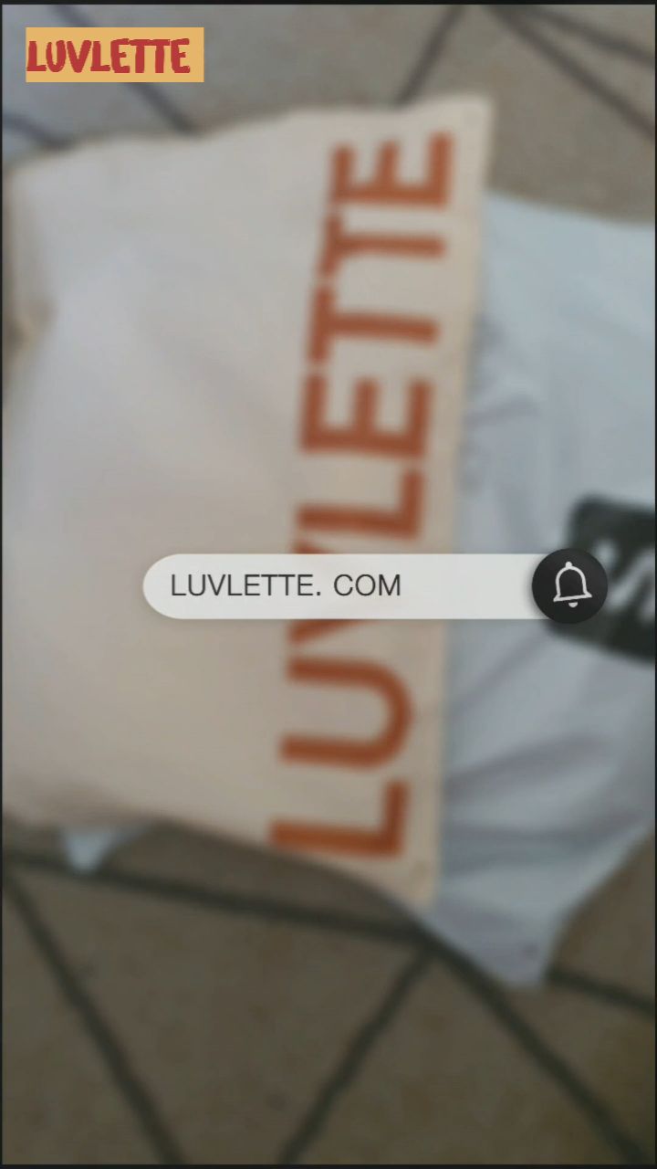 Instagram post by @fashionfistaz for Luvlette. Caption reads: “Immerse yourself in cozy, size-inclusive....