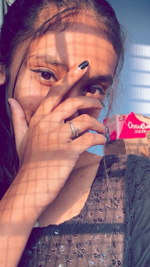 Instagram post by @reshma__sree123 for Balu Herbals. Caption reads: @baluherbals face glowing....