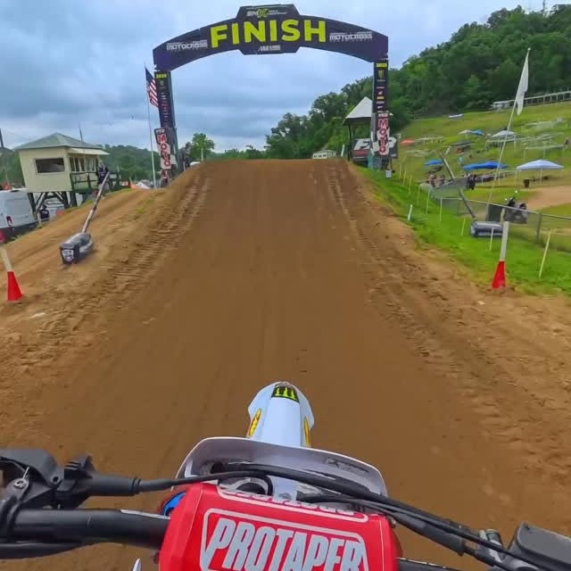 Instagram post by @starracingyamaha for Insta360. Caption reads: Hop on board with @JeremyMartin6 as he takes you....
