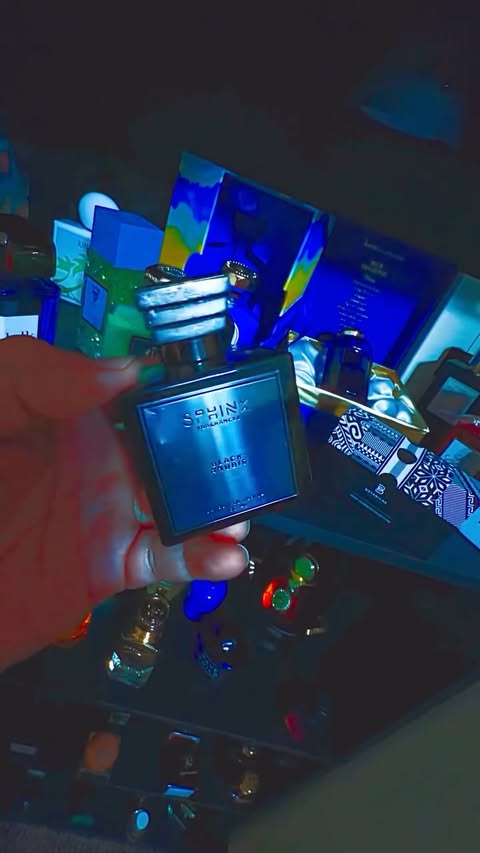 Instagram post by @powerleparfum for Sphinx Fragrances. Caption reads: .