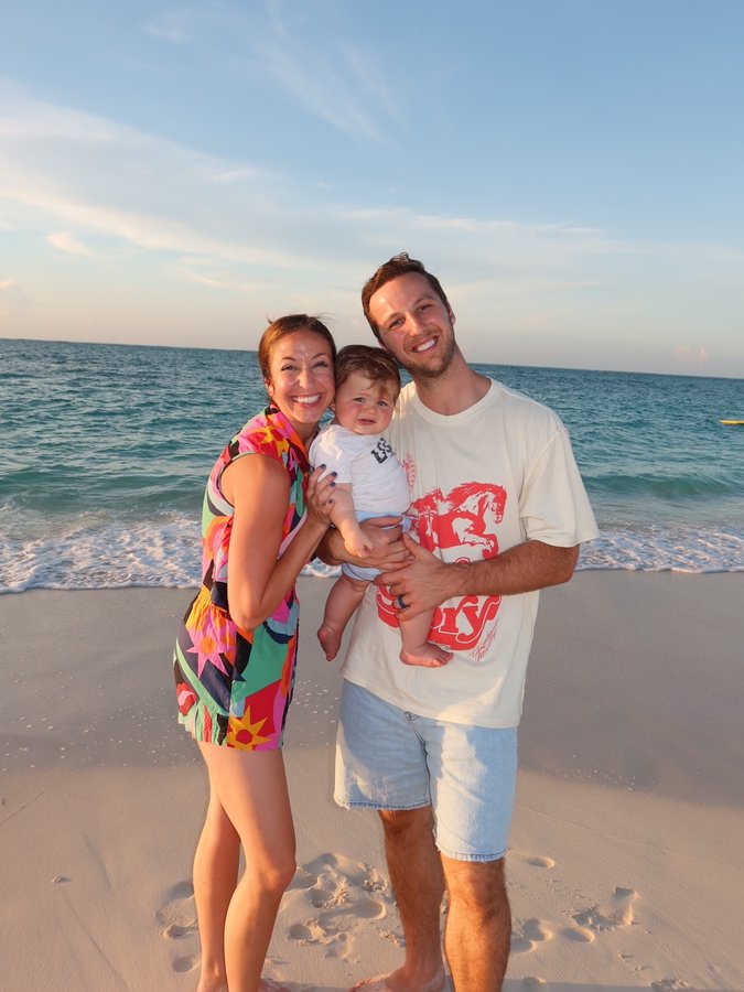 Instagram post by @micahandsarahhh for Beaches Resorts. Caption reads: ❤️🏝️

@beachesresorts 

#beachesresorts....