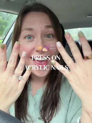 TikTok post by @courtneycross_8 for Luxxi Nails. Caption reads: [...] and the only took me 20 mins 👀 @LUXXI NAILS....