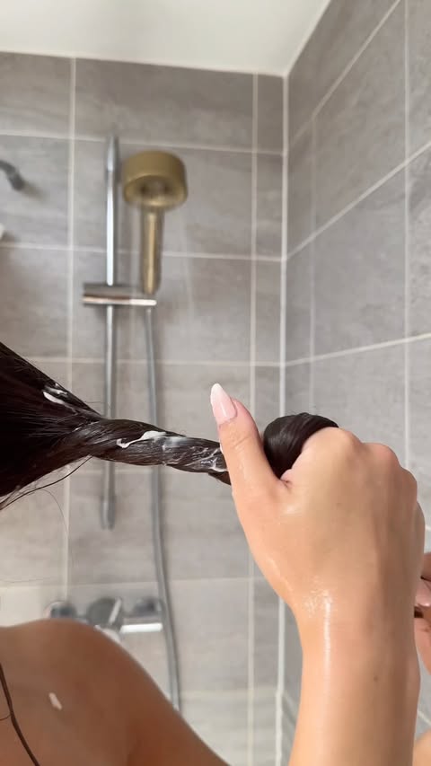 Instagram post by @withdanielle_ for Lancaster Beauty. Caption reads: only cold showers in this heatwave 🌞 Products....