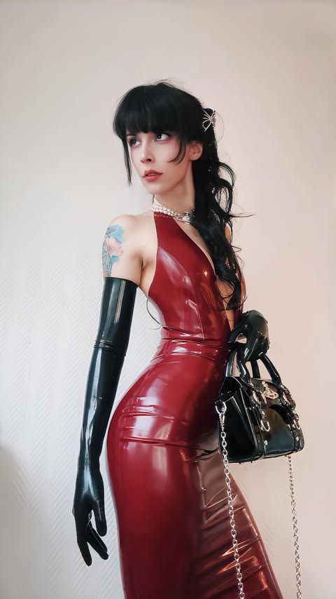 Instagram post by @alnilan_luzia for Vivienne Westwood. Caption reads: Shiny plus Vivienne Westwood and Loubs 🖤
Full set....