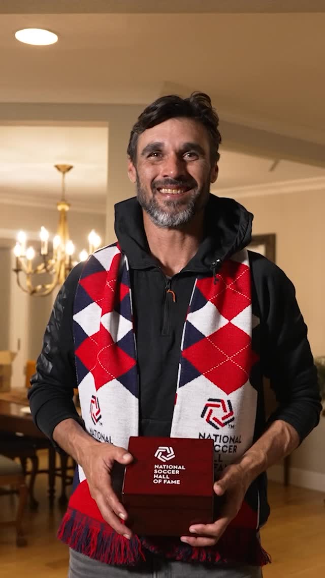 Instagram post by @chriswondo8 for Major League Soccer. Caption reads: L♾️gend. Forever in the @soccerhof....