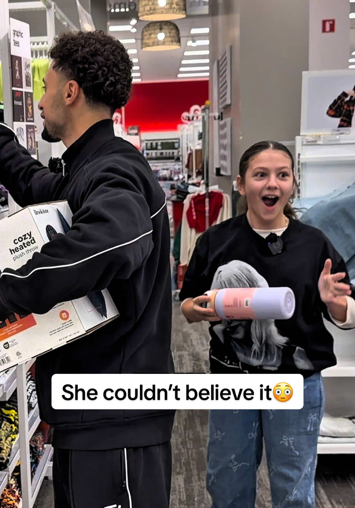 TikTok post by @adamthedunker for Teveo. Caption reads: Do 10 push-ups, I’ll buy you anything! @TEVEO use....