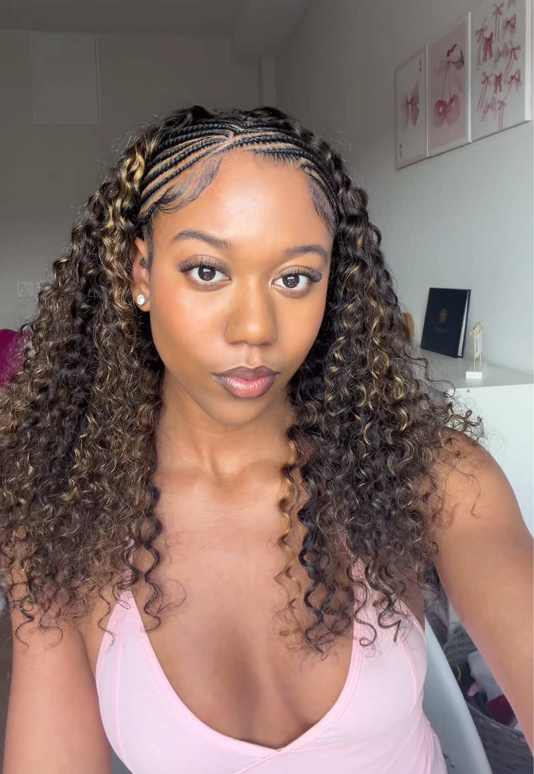 TikTok post by @jayladnai for ISEE Hair. Caption reads: in love with this color <3 @ISEEHAIR.