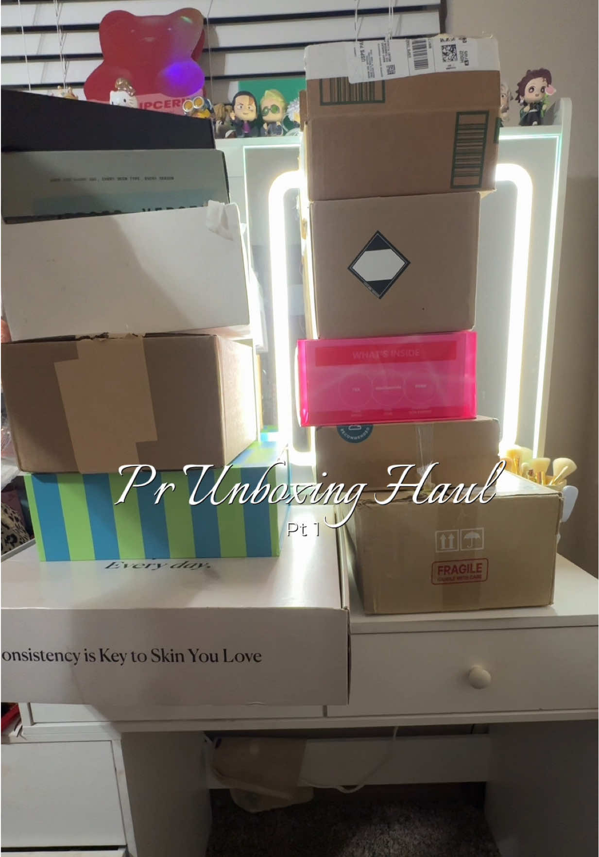 TikTok post by @simplymaryy.v for DRMTLGY. Caption reads: [...] @Laka US @VSALON NAIL Center @Makeup By....