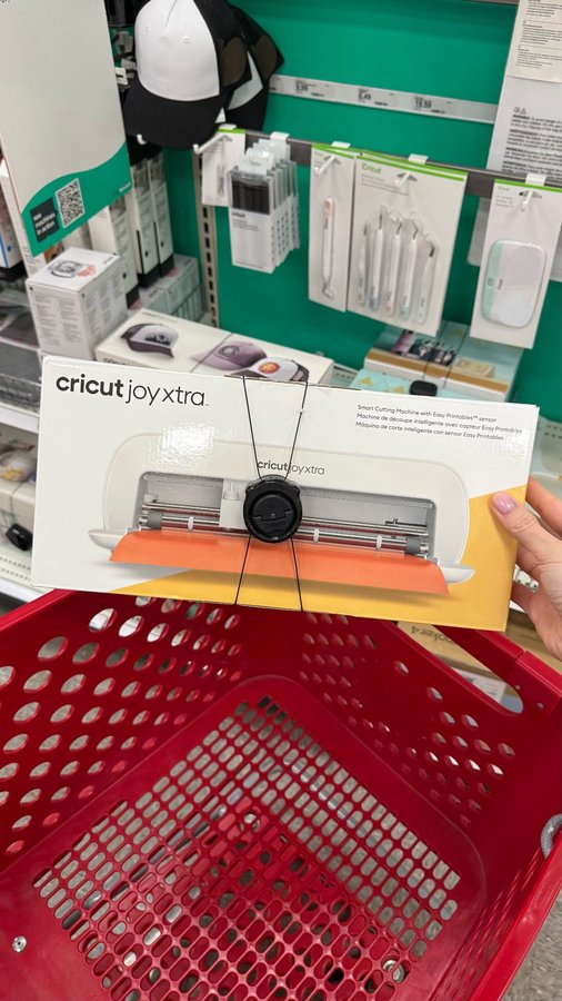 Instagram post by an influencer for Cricut. Caption reads: HINT HINT 😉 The @cricut Joy Xtra makes a....