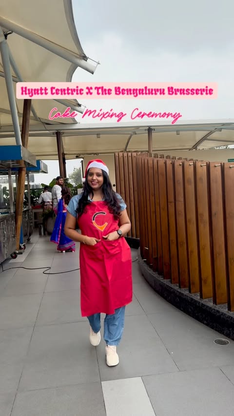 Instagram post by @hungry_passportz for Hyatt. Caption reads: Celebrating the season with the age-old tradition....