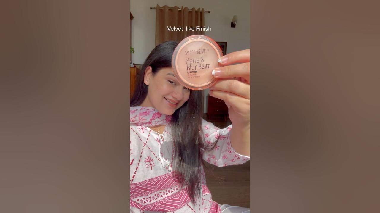 YouTube post by @ARSHISAIFI for Swiss Beauty Cosmetic. Caption reads: Instant Matte & Flawless Skin In ONE Swipe!....