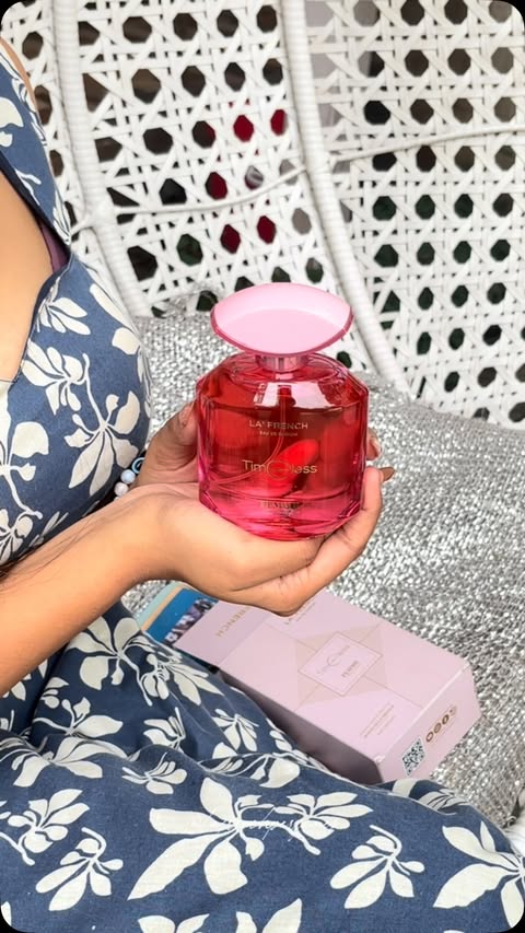 Instagram post by @adrikaaay for La'French Perfume. Caption reads: [...] Go find your signature scent with....