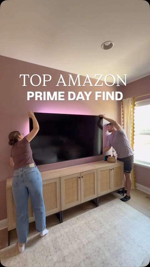 Instagram post by @carissacleansitall for Govee. Caption reads: Amazon prime day find! ✨Comment ‘Govee’ and I’ll....