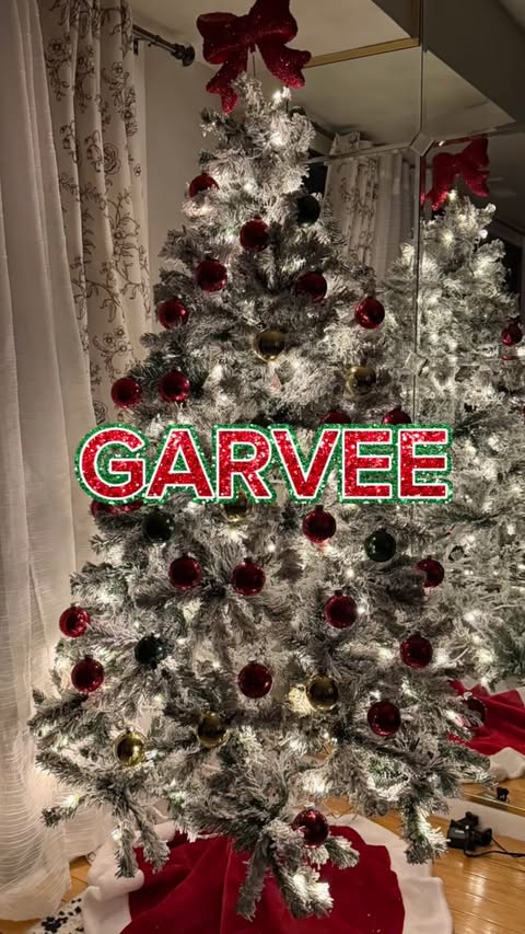 Instagram post by @dilarainusa for Garvee. Caption reads: Absolutely obsessed with this snowy Christmas....