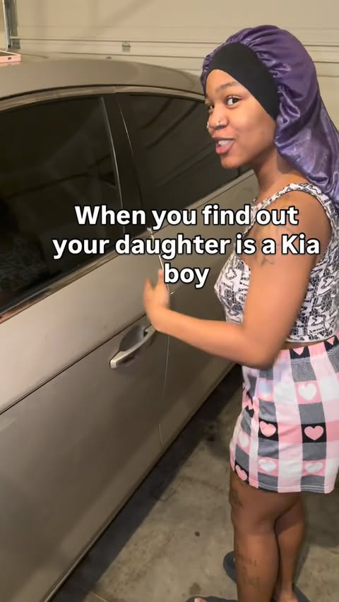 Instagram post by @quianaknight for Kia. Caption reads: [...] #fyp #reels #funny #explorepage #kia @kiausa....