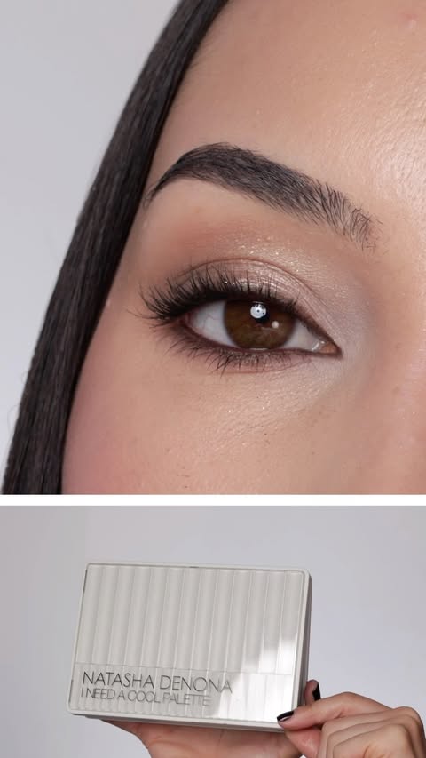 Instagram post by @ashleykaylamakeup for Natasha Denona Beauty. Caption reads: Smokey lash line look w/ @natashadenonabeauty I....