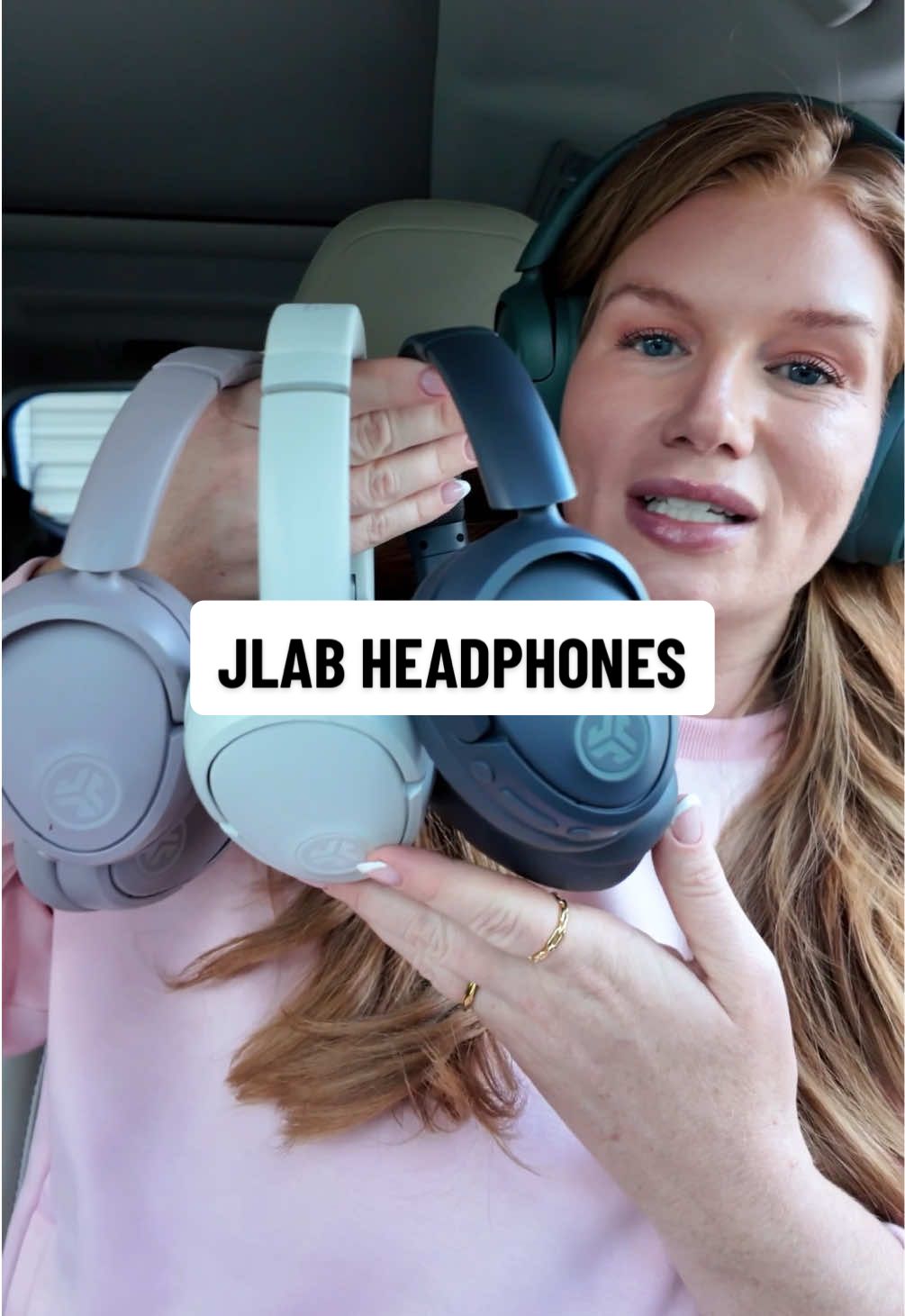 TikTok post by @chelsleebmoney for JLab. Caption reads: [...] tiktok lets my dad joke flop……… 👊🏻🥪 @JLab....
