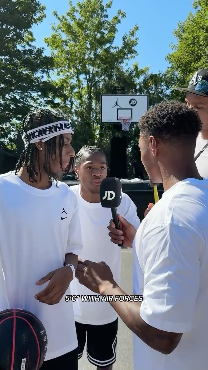 Instagram post by @balloutuk for JD Sports. Caption reads: We came to humble y’all 😭 @balloutuk.