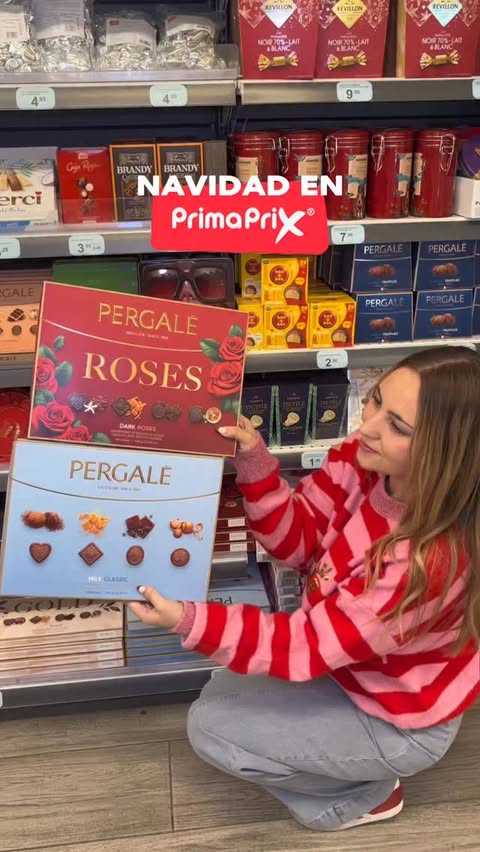 Instagram post by @pau_lafoodie for Primaprix. Caption reads: Navidad en @primaprix_es 🎄publi🎄 #navidad....