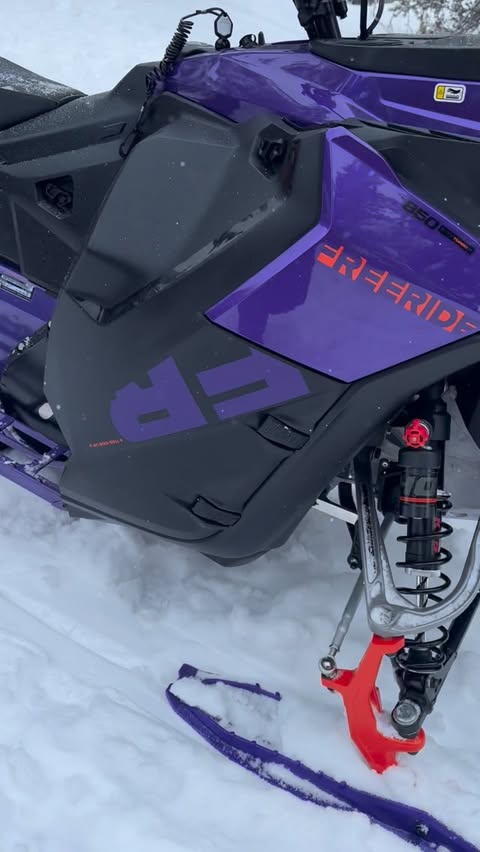 Instagram post by @alfordrob for Ski-Doo. Caption reads: [...] in the back and business in the front.....