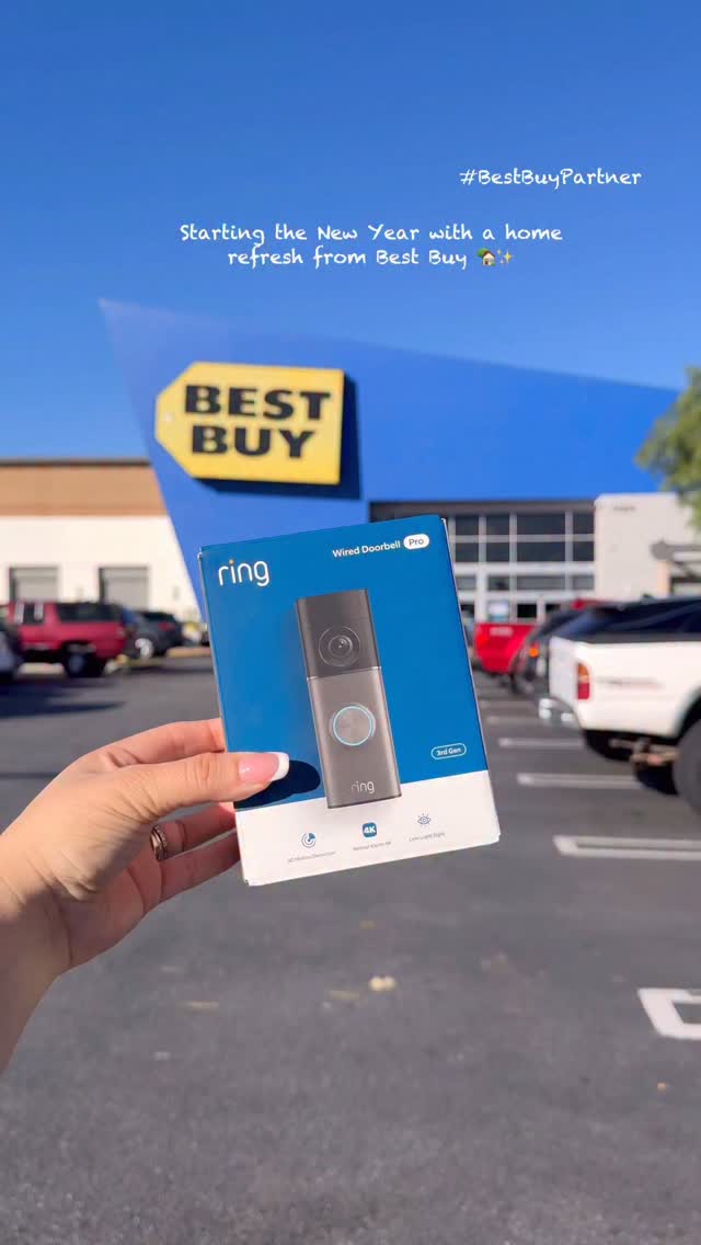 Instagram post by @_tanairiiii for Best Buy. Caption reads: [...] Pro with Retinal 4K clarity from @bestbuy....