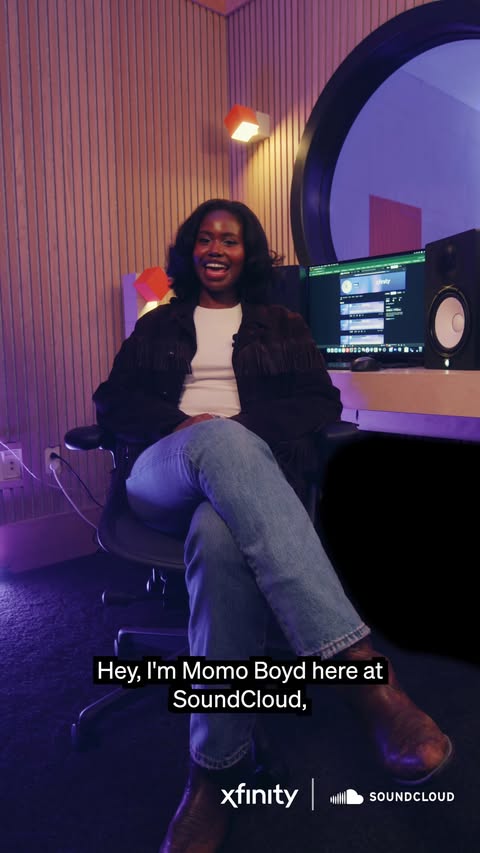 Instagram post by @momoboyd for Xfinity. Caption reads: Presented by @xfinity "Who is Momo Boyd?" is about....
