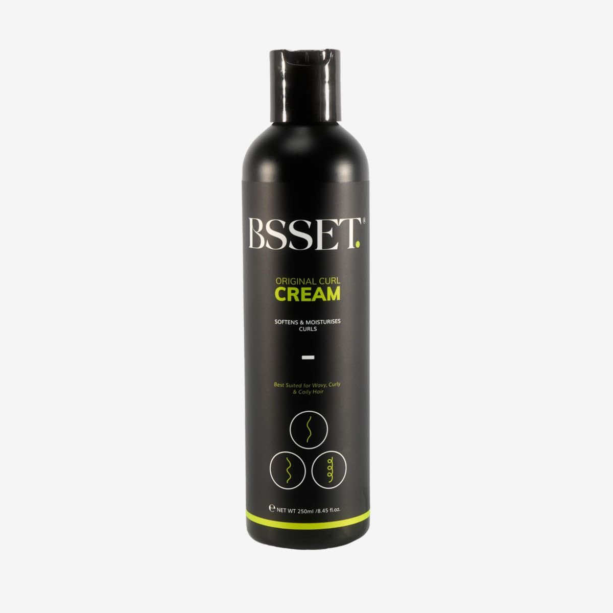 TikTok post by @thatverygirl_ for BSSET. Caption reads: [...] right product like this curly cream from....
