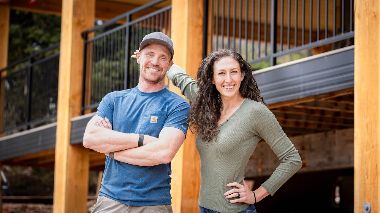 YouTube post by @TrentandAllie for Seed. Caption reads: WE'RE MAKING A BOLD MOVE!!! BUILDING OUR OWN HOME.