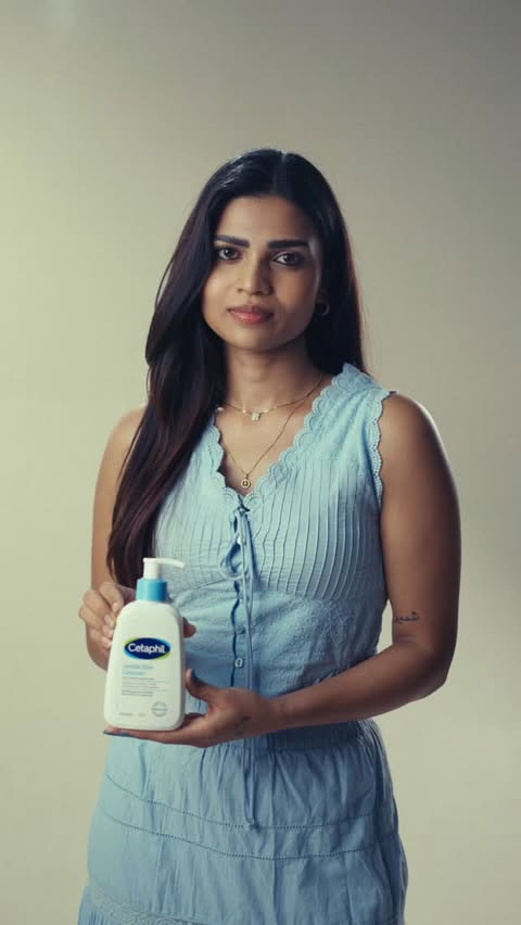 Instagram post by @jini_sundarraj for Cetaphil. Caption reads: [...] and went back to basics with the Cetaphil....