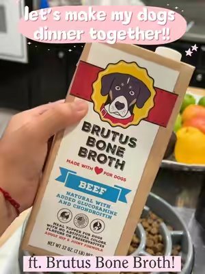 TikTok post by @dani_a_lil_alien for Brutus Broth. Caption reads: [...] glad she likes this one 🙂‍↕️🙏🏼 • @Brutus....