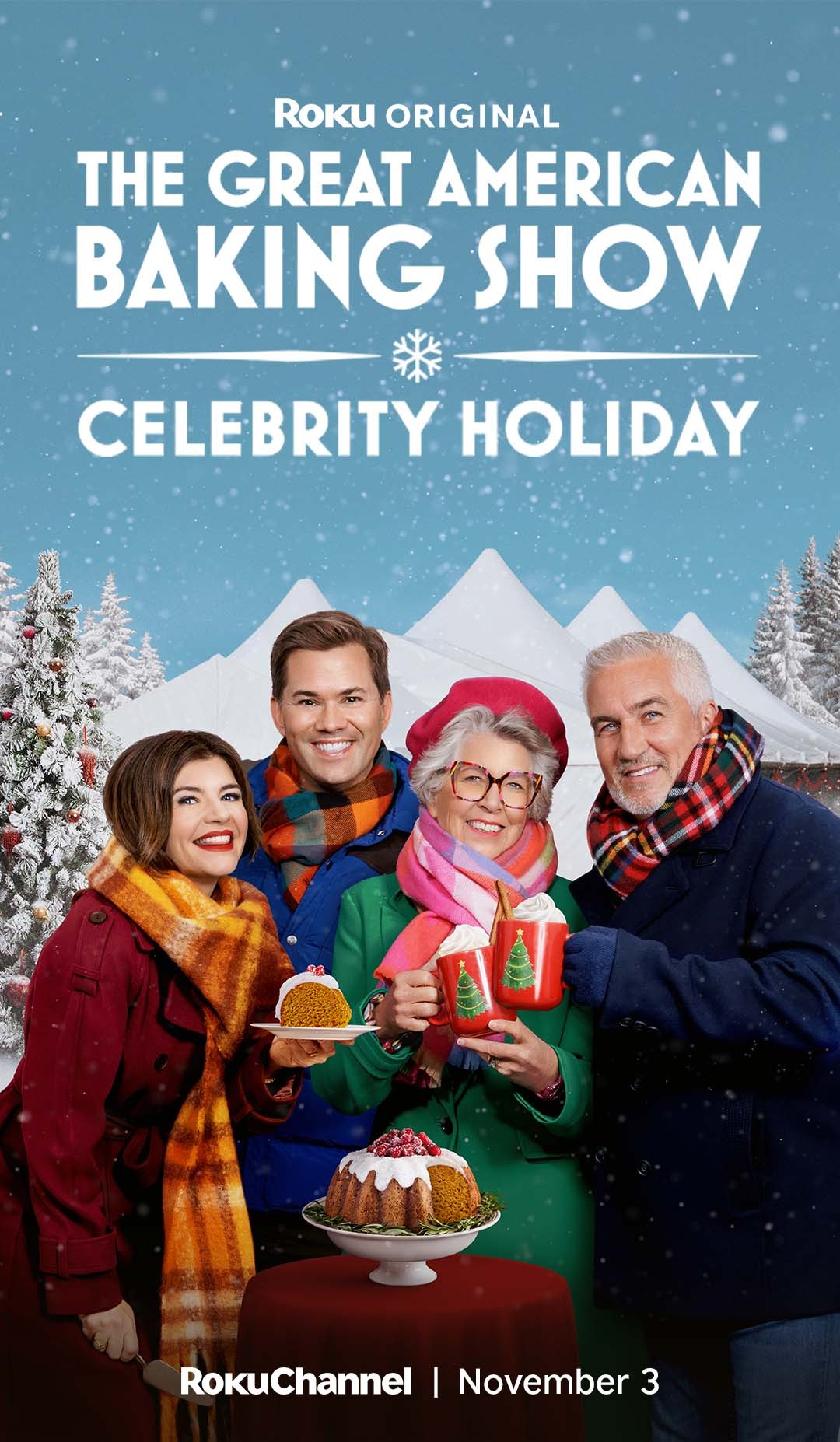 Instagram post by @cheri_oteri for Roku. Caption reads: On your mark, get set, bake! Baron Davis, Cheri....