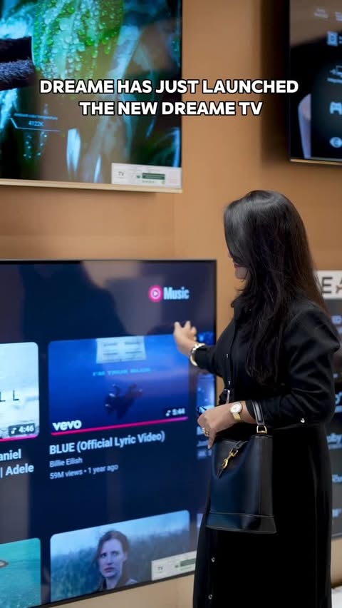 Instagram post by @nashiis_official_ for Dreame. Caption reads: [...] 📺✨

Here’s your chance to WIN the Dreame TV....