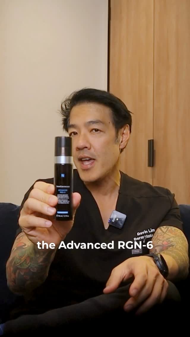 Instagram post by @drdavinlim for SkinCeuticals. Caption reads: New launch from @skinceuticals - Advanced....