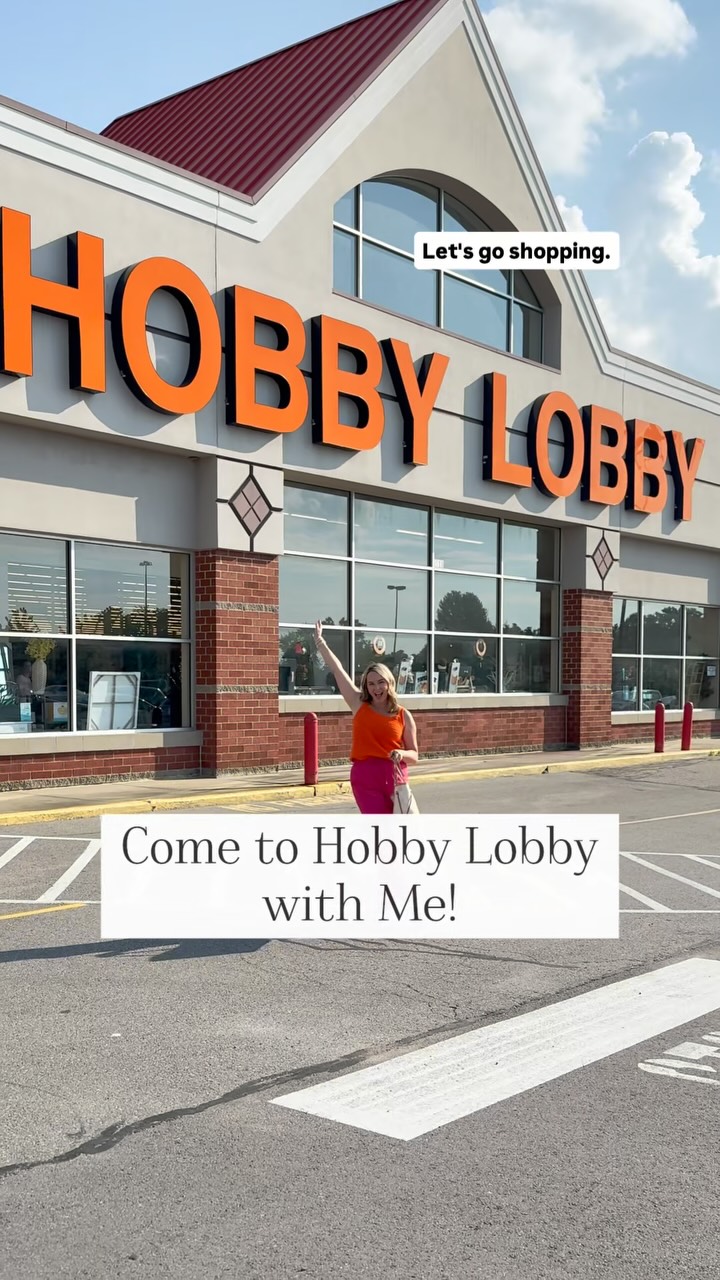 Instagram post by @beyond_gray for Hobby Lobby. Caption reads: This video is sponsored by @hobbylobby We made a....