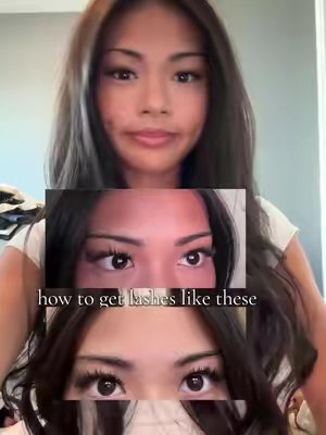 TikTok post by @souvannachack for Amzgirlofficial. Caption reads: Best lashes everrrr || 🔗 in bio !!....