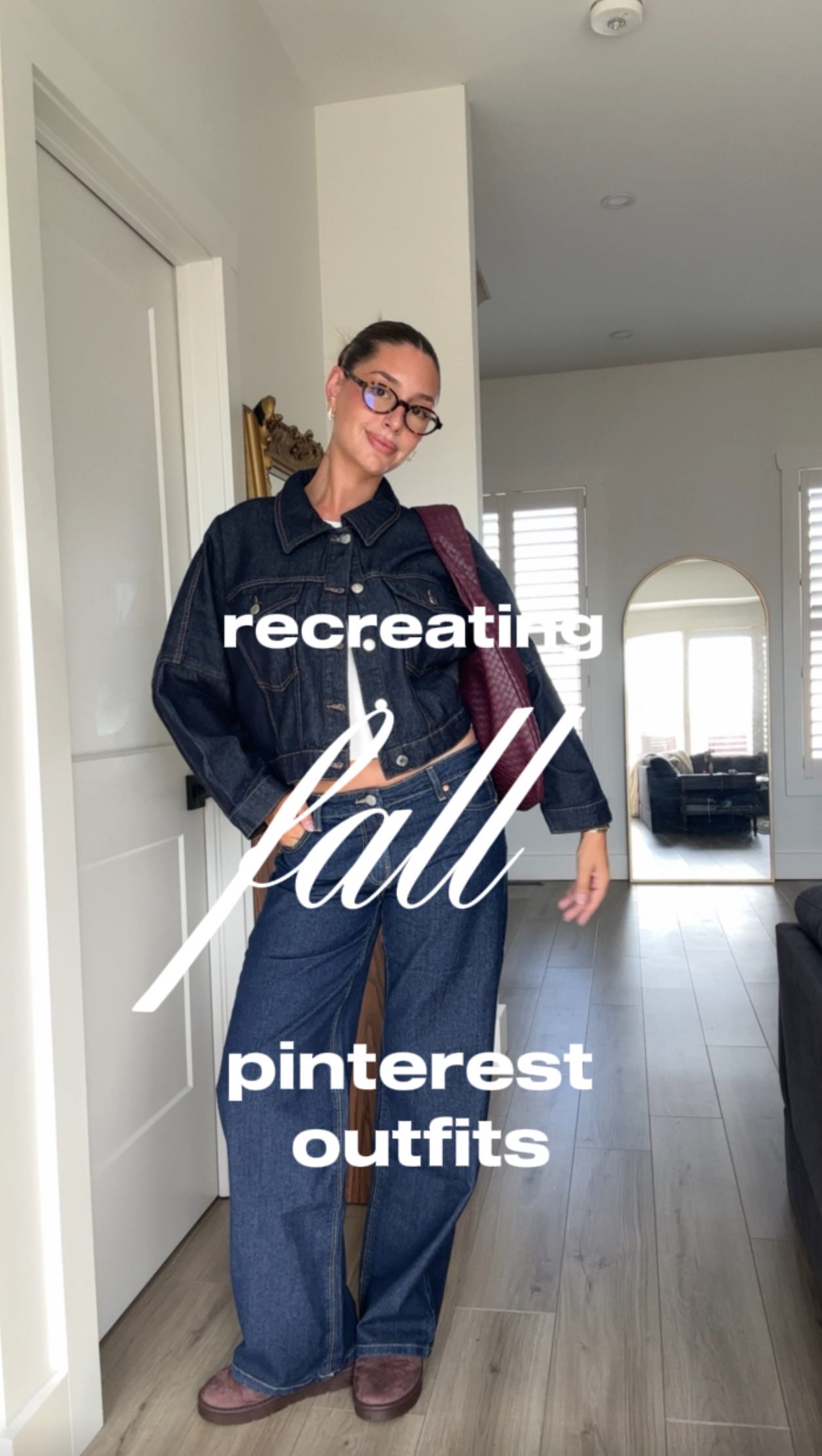 Instagram post by @liv.therose for Urban Planet. Caption reads: fall outfits on repeat 🍂 thanks to @urbanplanet ✨....