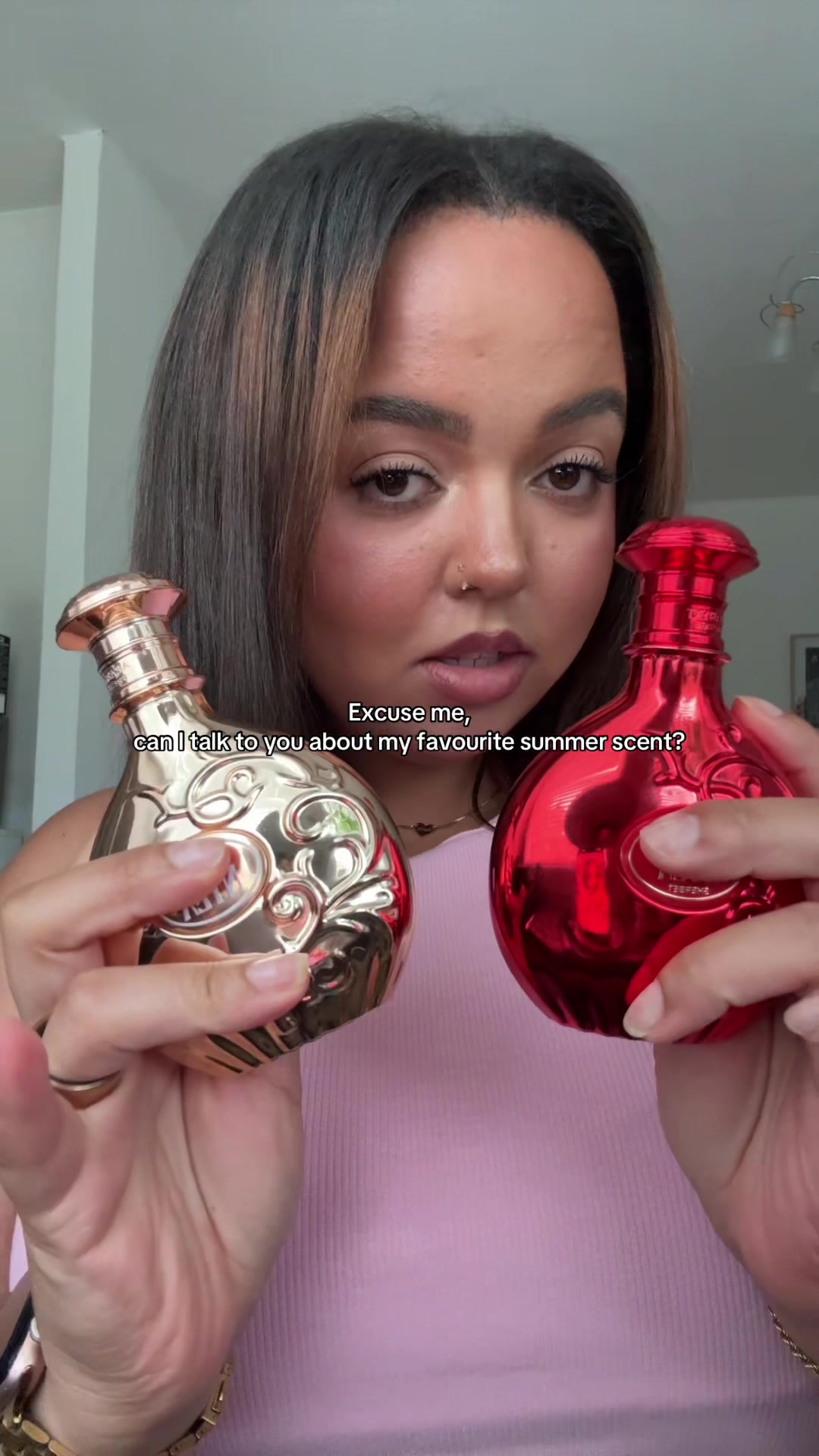 TikTok post by @janet.osayande for Salsabeel Perfumes. Caption reads: I don’t think I’ve ever had this many compliments....