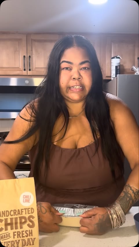 Instagram post by @onlynishaa__ for Chipotle. Caption reads: @chipotle these spicy ass chips almost killed me.....
