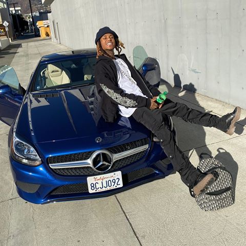 Instagram post by @lilgnar for Chrome Hearts. Caption reads: 🖤🥾 #BigBadGnarShit2 OTW 🐐.