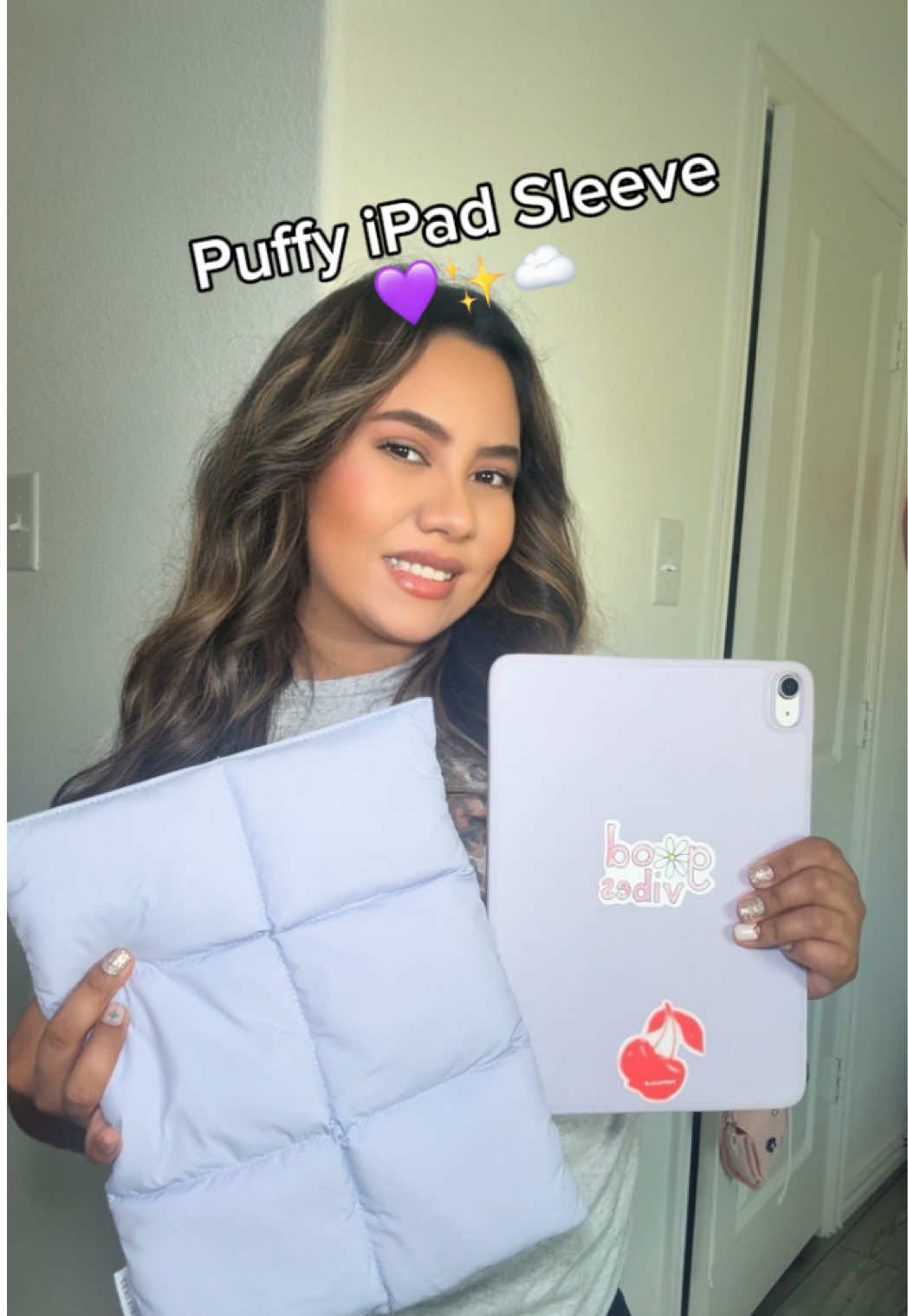 TikTok post by @karissevette for Comfyable. Caption reads: [...] perfect blend of chic + protection.....