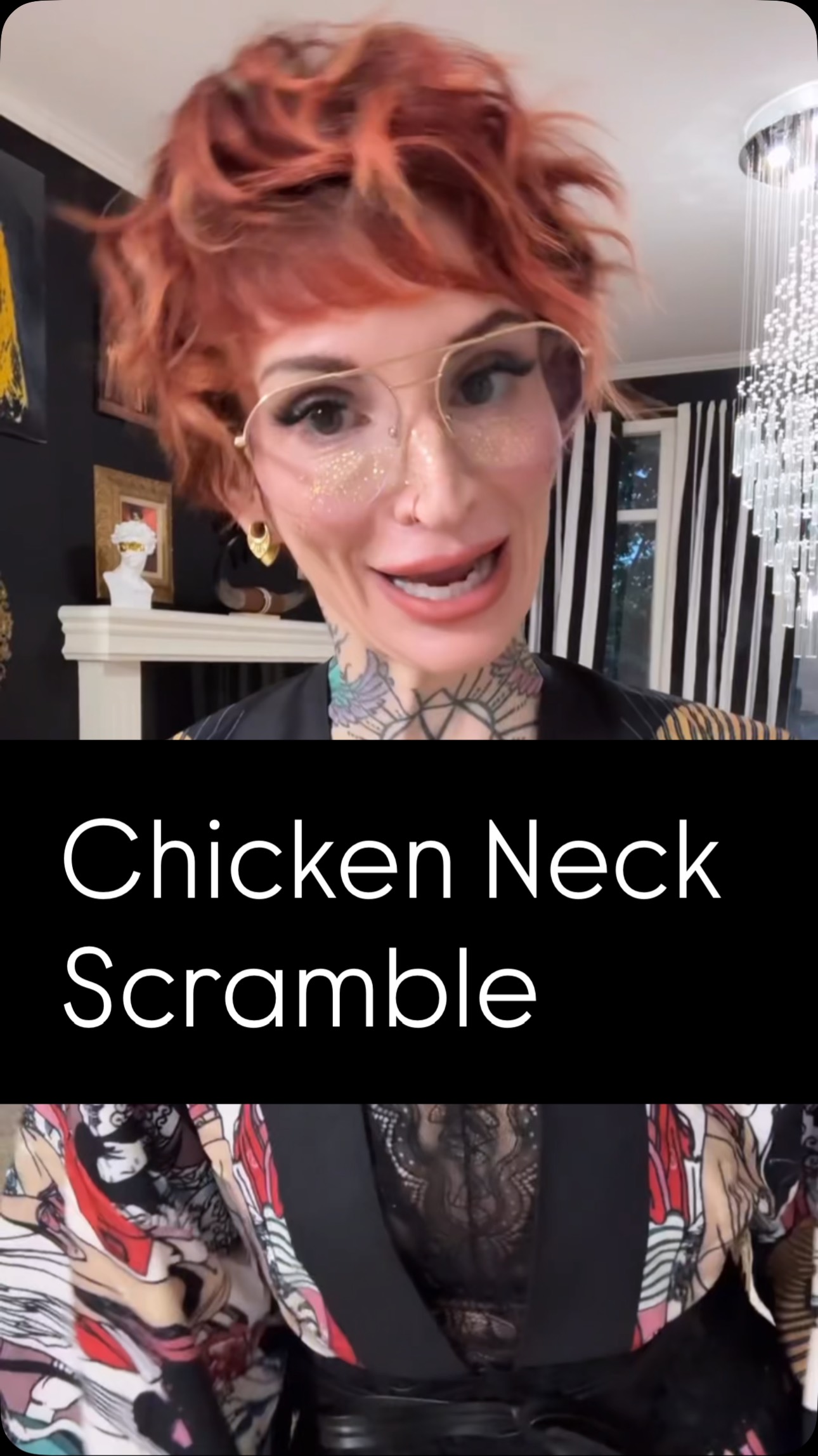 Instagram post by @theplatinumgiraffe for Leonisa. Caption reads: When your brain spirals into “I’m failing,....