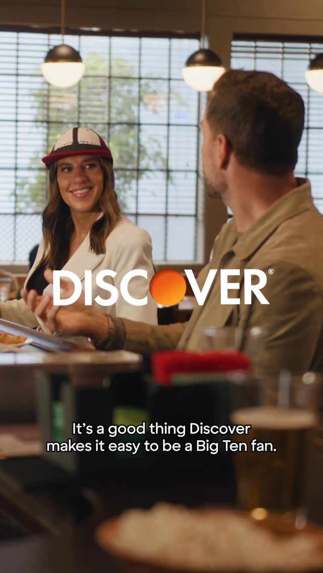 Instagram post by @mattleinartqb for Discover. Caption reads: Earn cash back on all of your superstitious items....