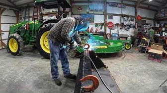 YouTube post by @khtractors for YesWelder. Caption reads: [...] On Bucket Hooks With Firstess DP200 by....