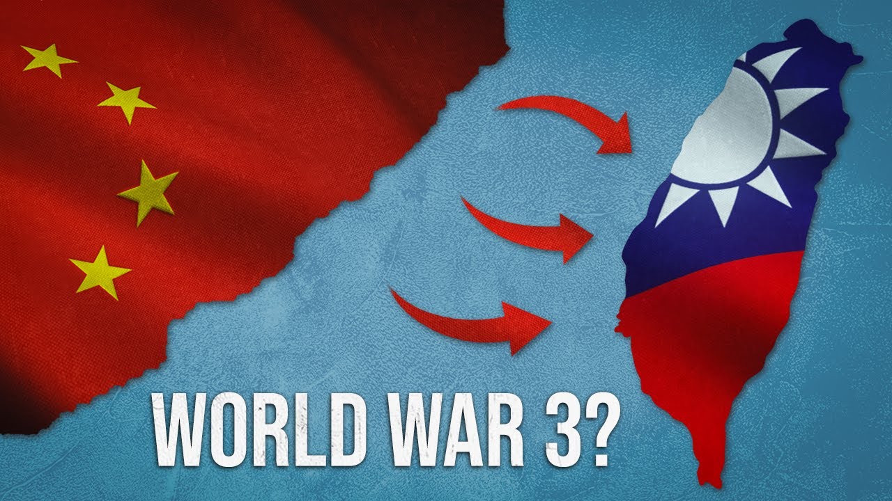 YouTube post by @warographics643 for The Straits Times. Caption reads: This is the Blueprint for an Invasion of Taiwan....