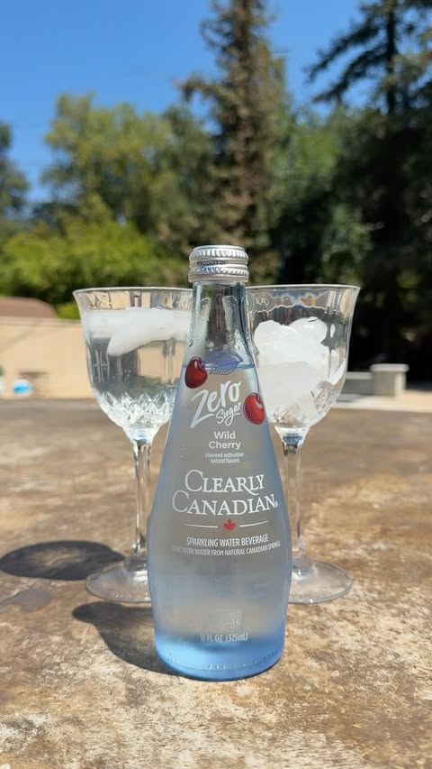 Instagram post by @kandiyamz for Clearly Canadian. Caption reads: I crack myself up! @clearlycanadian now has your....