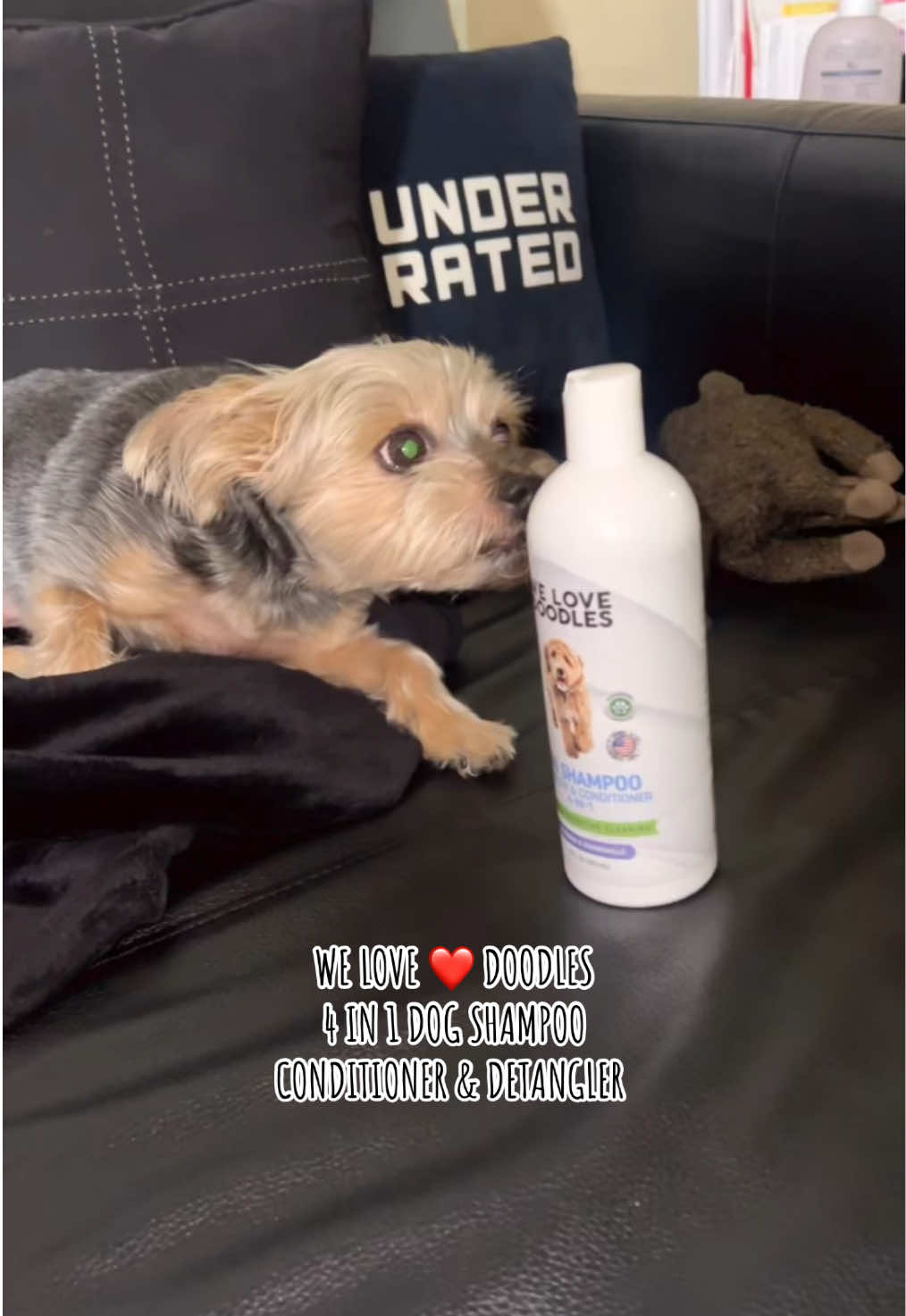 TikTok post by @therealmarladavis for We Love Doodles. Caption reads: [...] to keep my tangle free and soft!!....
