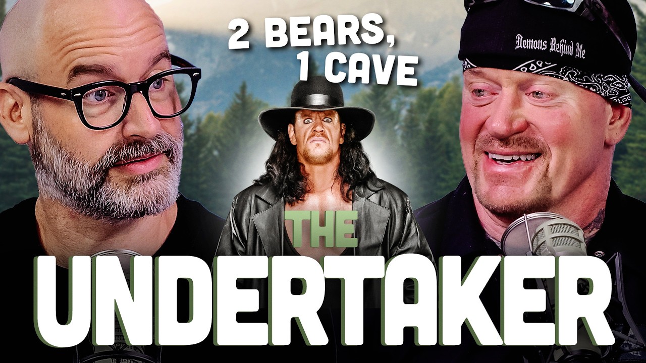 YouTube post by @YMHStudios for Factor_. Caption reads: The Undertaker Goes One-On-One With Tom Segura! |....
