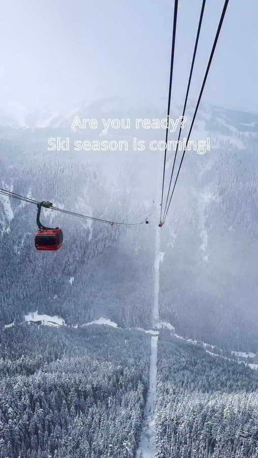 Instagram post by @alberthbyang for Epic Pass. Caption reads: The wait is almost over – ski season kicks off....