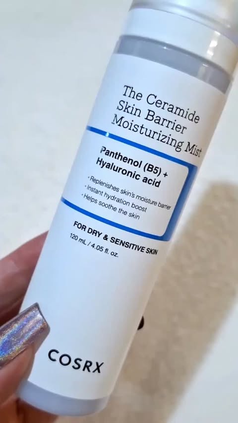 Instagram post by @mandie73w for COSRX. Caption reads: [...] @stylekorean_influencers @cosrx_official....