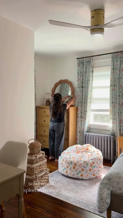 Instagram post by @homewithshanna for Wayfair. Caption reads: [...] and a reflection of her and most from....